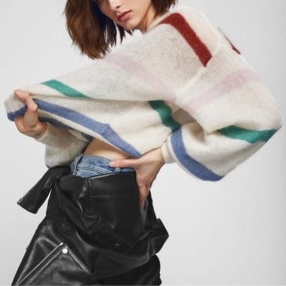 ANINE BING Lydia Stripe Sweater size M - Picture 3 of 8